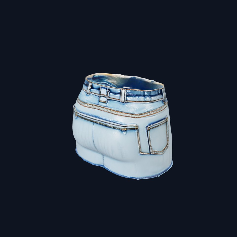 Denim Skirt Model Pack with Realistic Textures